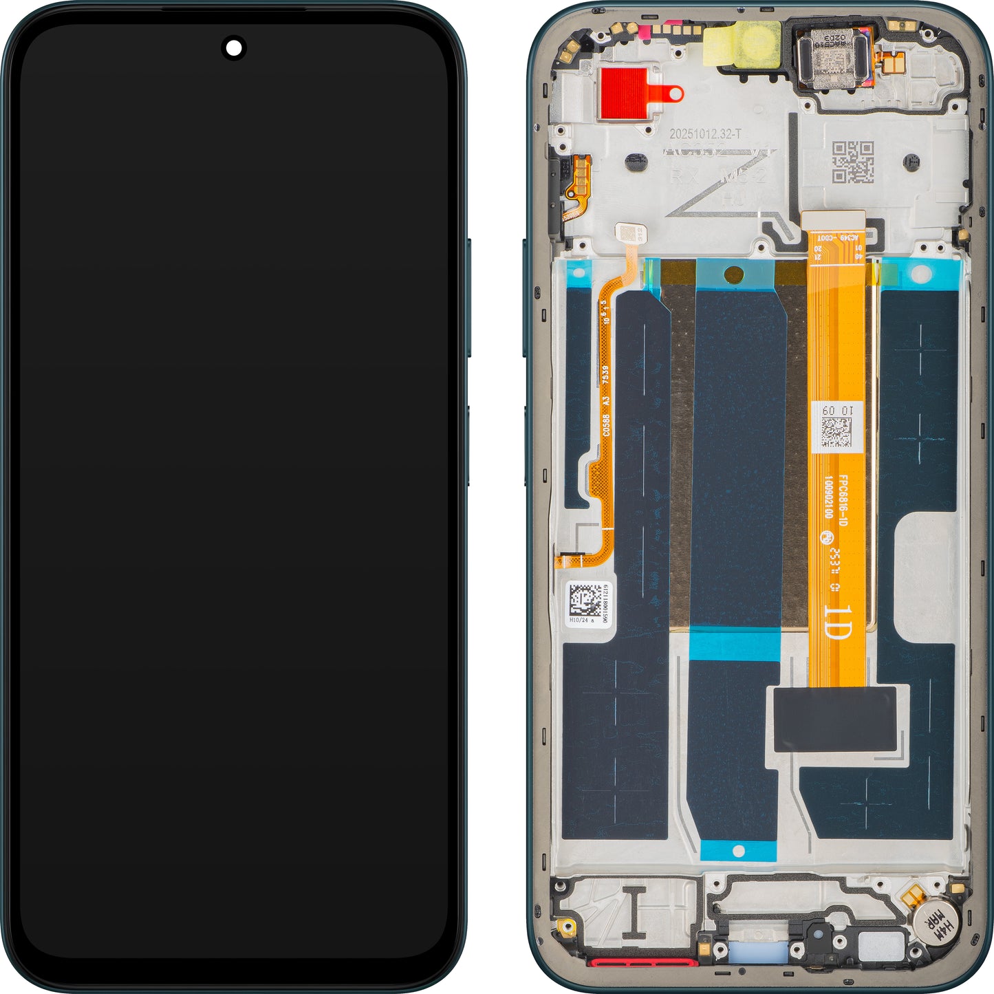 Οθόνη με Αφή Oppo A6 4G, με Πλαίσιο, Μπλε (Sapphire Blue), Service Pack 621029000743