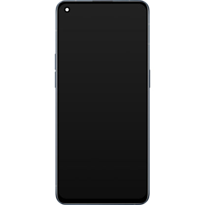 Οθόνη αφής Oppo Reno6 5G, με πλαίσιο, Μαύρο (Stellar Black), Service Pack 4907749