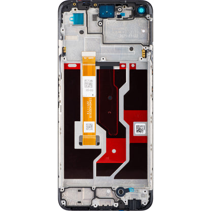 Οθόνη με οθόνη αφής Oppo A96, με πλαίσιο, μαύρο, Service Pack 4130058