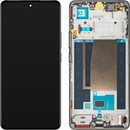 Οθόνη με Αφή Realme 16 Pro+, με Πλαίσιο, Γκρι, Service Pack 621029000805