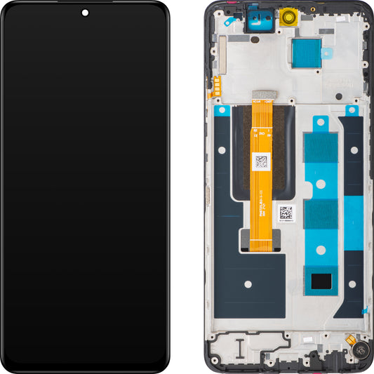 Οθόνη με Αφής Realme 12, με Πλαίσιο, Μαύρο, Ανταλλακτικό 621029000184