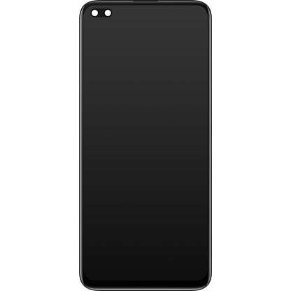 Οθόνη αφής Realme 6 Pro, με πλαίσιο, μαύρο, πακέτο σέρβις 4903696