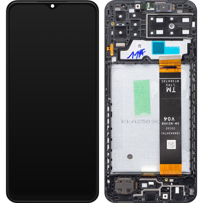 Οθόνη με οθόνη αφής Samsung Galaxy A13 A135, με πλαίσιο, μαύρο, ανταλλακτικό GH82-28508A