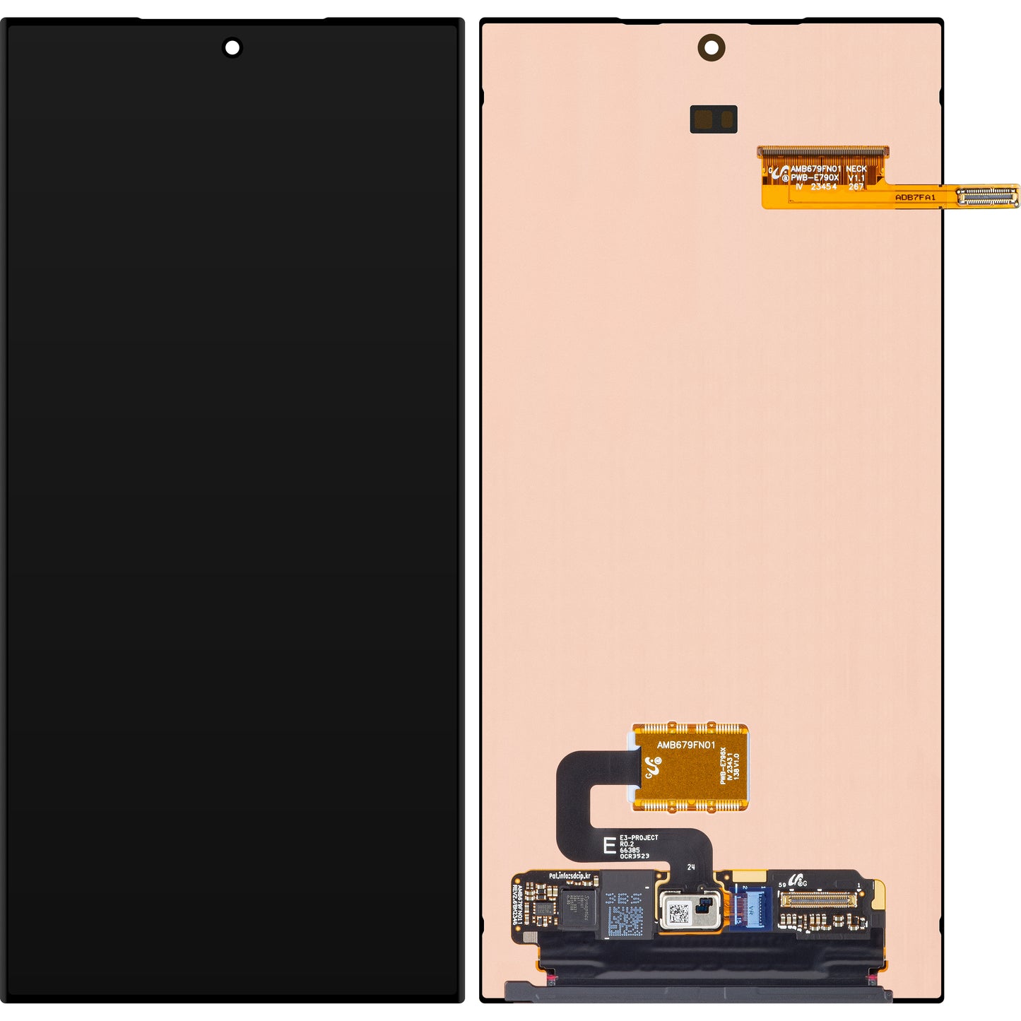 Οθόνη αφής Samsung Galaxy Galaxy S24 Ultra S928, πακέτο σέρβις GH82-3333385A 