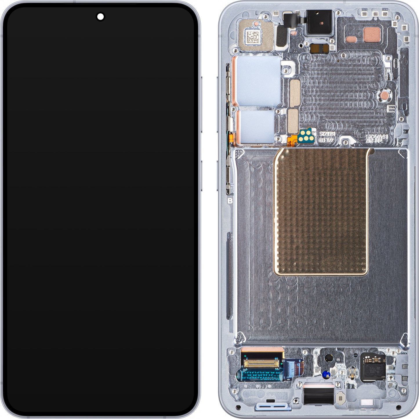 Οθόνη αφής Samsung Galaxy S24 S921, με πλαίσιο, Sapphire Blue, Service Pack GH82-33287F 