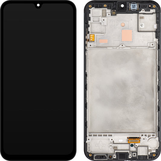 Οθόνη με οθόνη αφής Samsung Galaxy M15, με πλαίσιο, Μαύρο (Γκρι), Επανασφραγισμένο GH82-34683A
