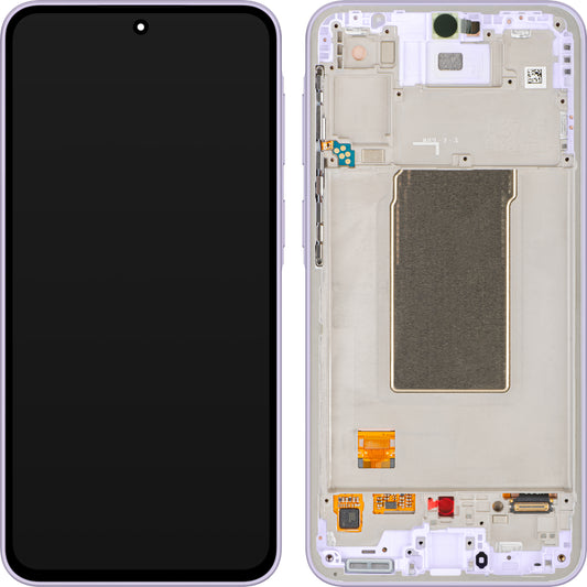 Οθόνη με οθόνη αφής Samsung Galaxy A37 5G, με πλαίσιο, μωβ (ανοιχτό βιολετί), Service Pack GH82-39232D