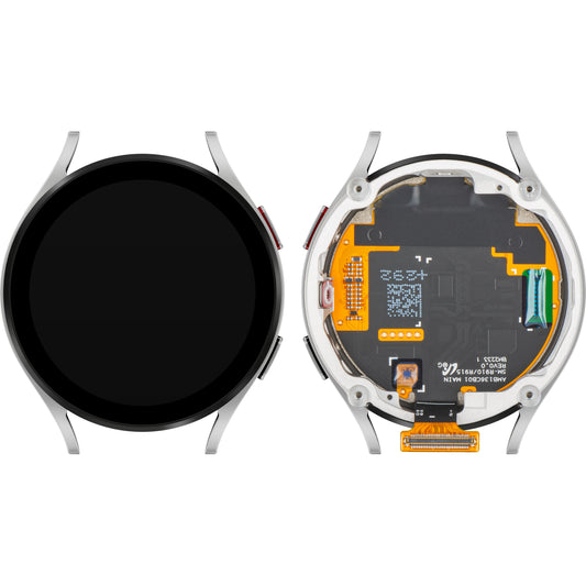Οθόνη με οθόνη αφής Samsung Galaxy Watch5 44mm, με πλαίσιο, έκδοση LTE, ασημί, Service Pack GH82-30043C