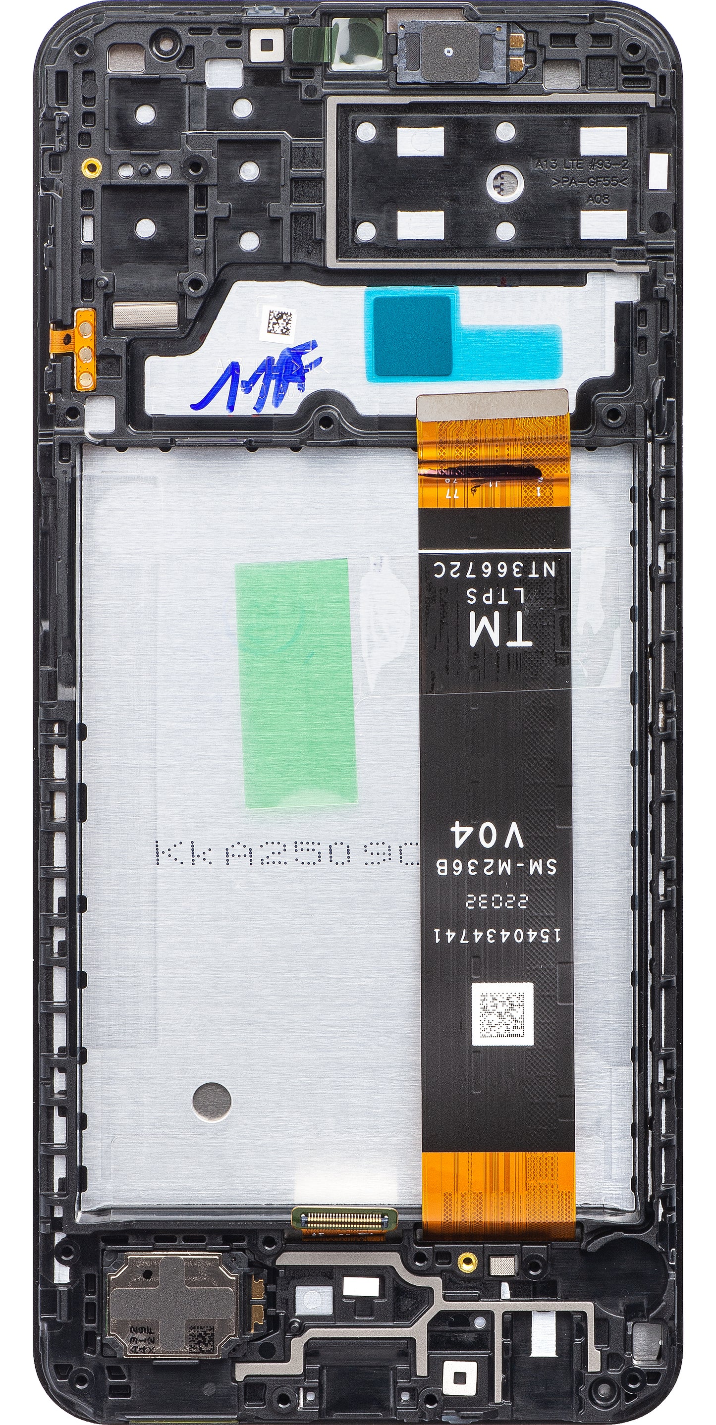 Οθόνη με οθόνη αφής Samsung Galaxy A13 A135, με πλαίσιο, μαύρο, ανταλλακτικό GH82-28508A