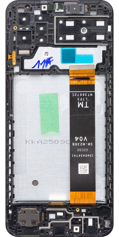 Οθόνη με οθόνη αφής Samsung Galaxy A13 A135, με πλαίσιο, μαύρο, ανταλλακτικό GH82-28508A