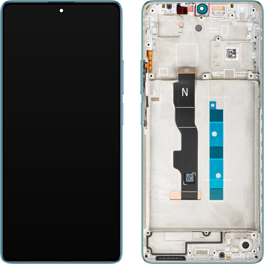 Οθόνη με Αφή Xiaomi Redmi Note 13 5G, με Πλαίσιο, Μπλε (Ocean Teal), Service Pack 5600030N1700