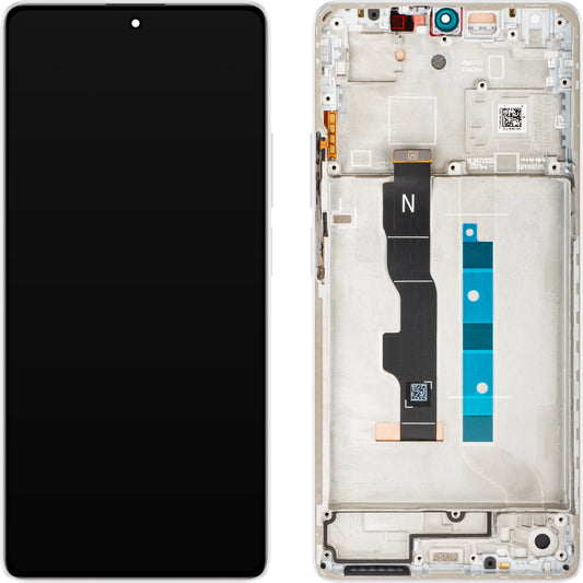 Οθόνη με Αφή Xiaomi Redmi Note 13 5G, με Πλαίσιο, Λευκό (Arctic White), Service Pack 5600040N1700