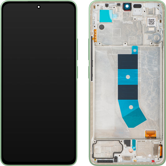 Οθόνη με Αφή Xiaomi Redmi Note 13 4G, με Πλαίσιο, Πράσινο (Mint Green), Service Pack 56000300N700