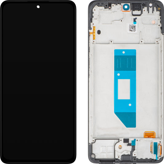 Οθόνη με Αφή Xiaomi Redmi Note 14 4G, με Πλαίσιο, Μαύρη, Παγκόσμια Έκδοση, Service Pack 560001000O700