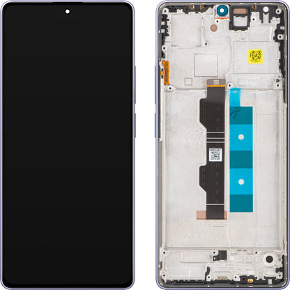 Οθόνη με Αφή Xiaomi Redmi Note 14S, με Πλαίσιο, Βιολετί (Aurora Purple), Service Pack 56000200N6R00