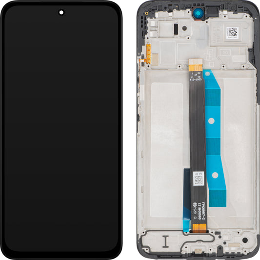 Display με Touchscreen Xiaomi Redmi 15 5G, με Πλαίσιο, Μαύρο, Service Pack 56002600O1900