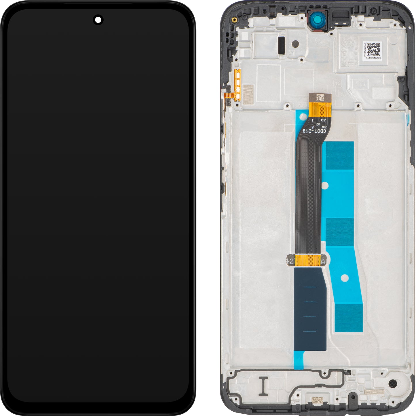 Xiaomi Redmi 15 5G Display with Touchscreen, with Frame, Black, Service Pack 56002500O1900