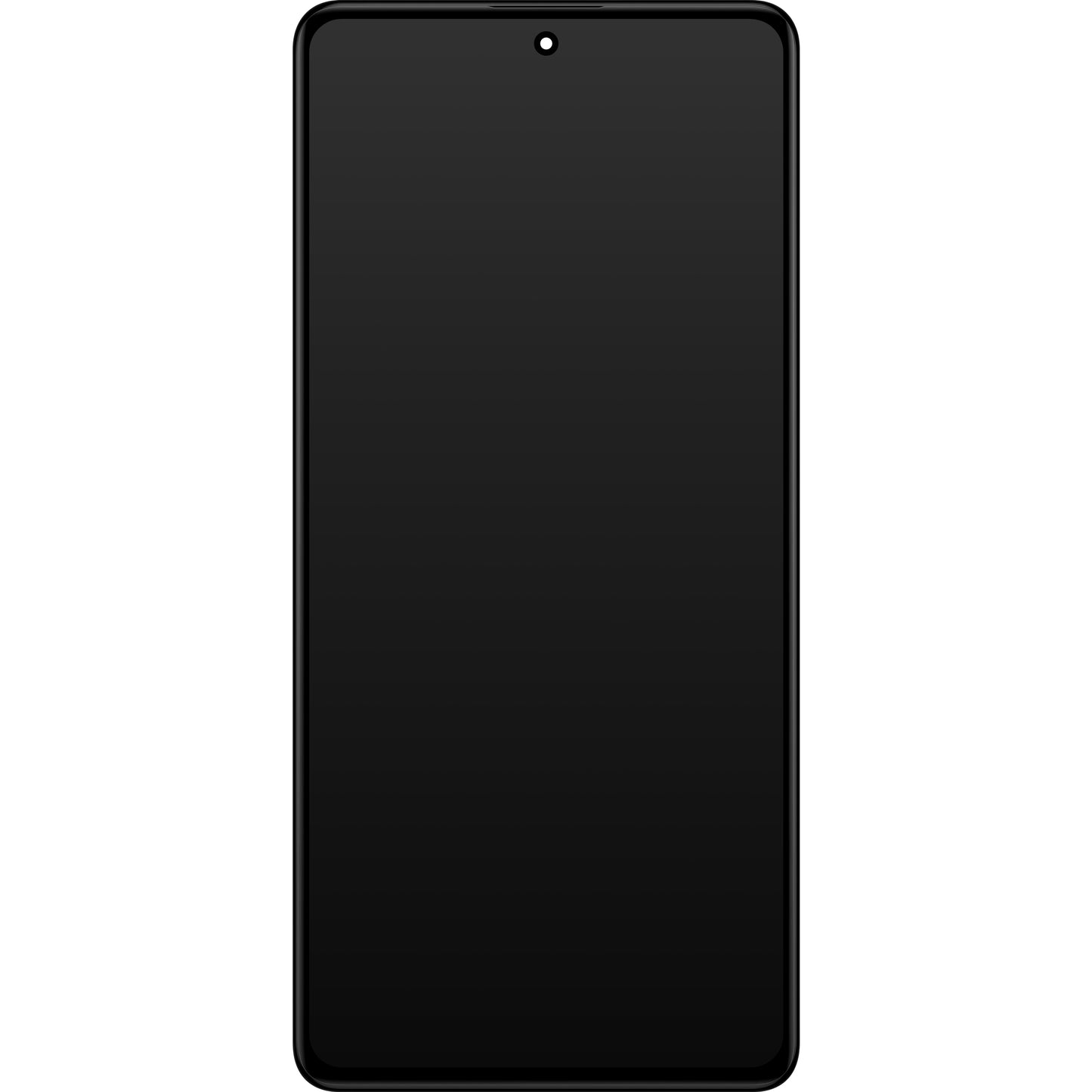 Οθόνη αφής Xiaomi Redmi Note 12 Pro 5G με πλαίσιο, μαύρο (Midnight Black), πακέτο σέρβις 5600010M1600