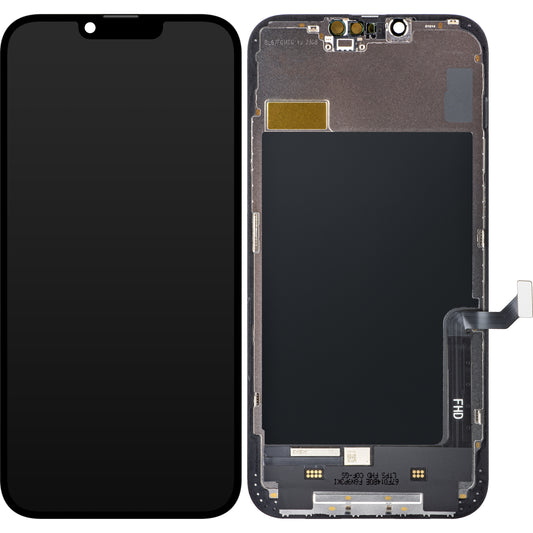 ZY Οθόνη αφής για Apple iPhone 14 Plus, με πλαίσιο, LCD In-Cell IC Κινητή, Μαύρο 