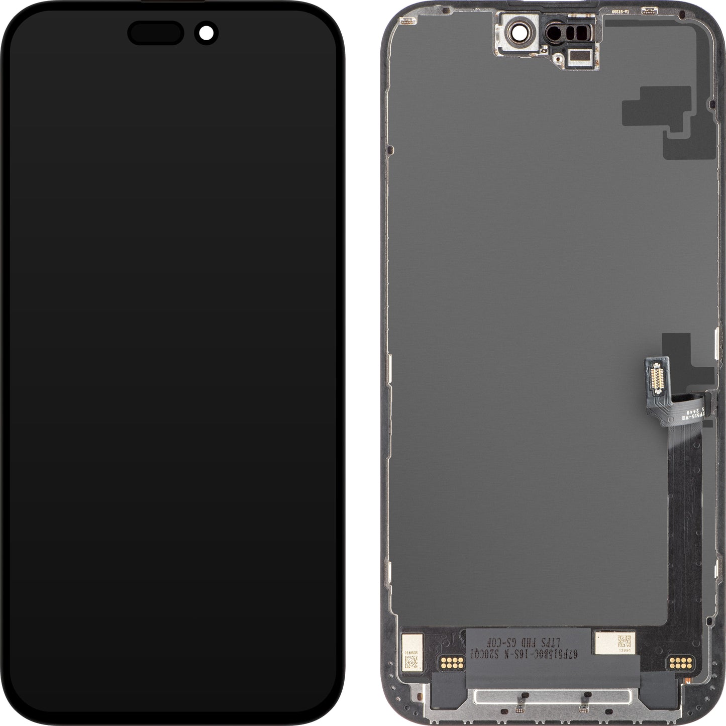 Οθόνη αφής ZY για Apple iPhone 16 Plus, με Πλαίσιο, Έκδοση LCD In-Cell IC Movable, Μαύρη