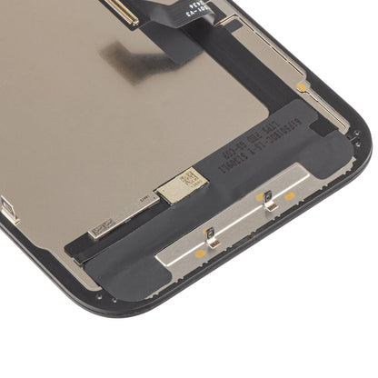 ZY Οθόνη αφής για Apple iPhone 15, με πλαίσιο, LCD In-Cell IC Κινητή, Μαύρο 