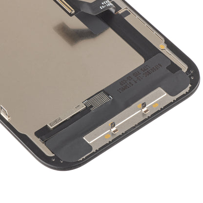 ZY Οθόνη αφής για Apple iPhone 15, με πλαίσιο, LCD In-Cell IC Κινητή, Μαύρο 