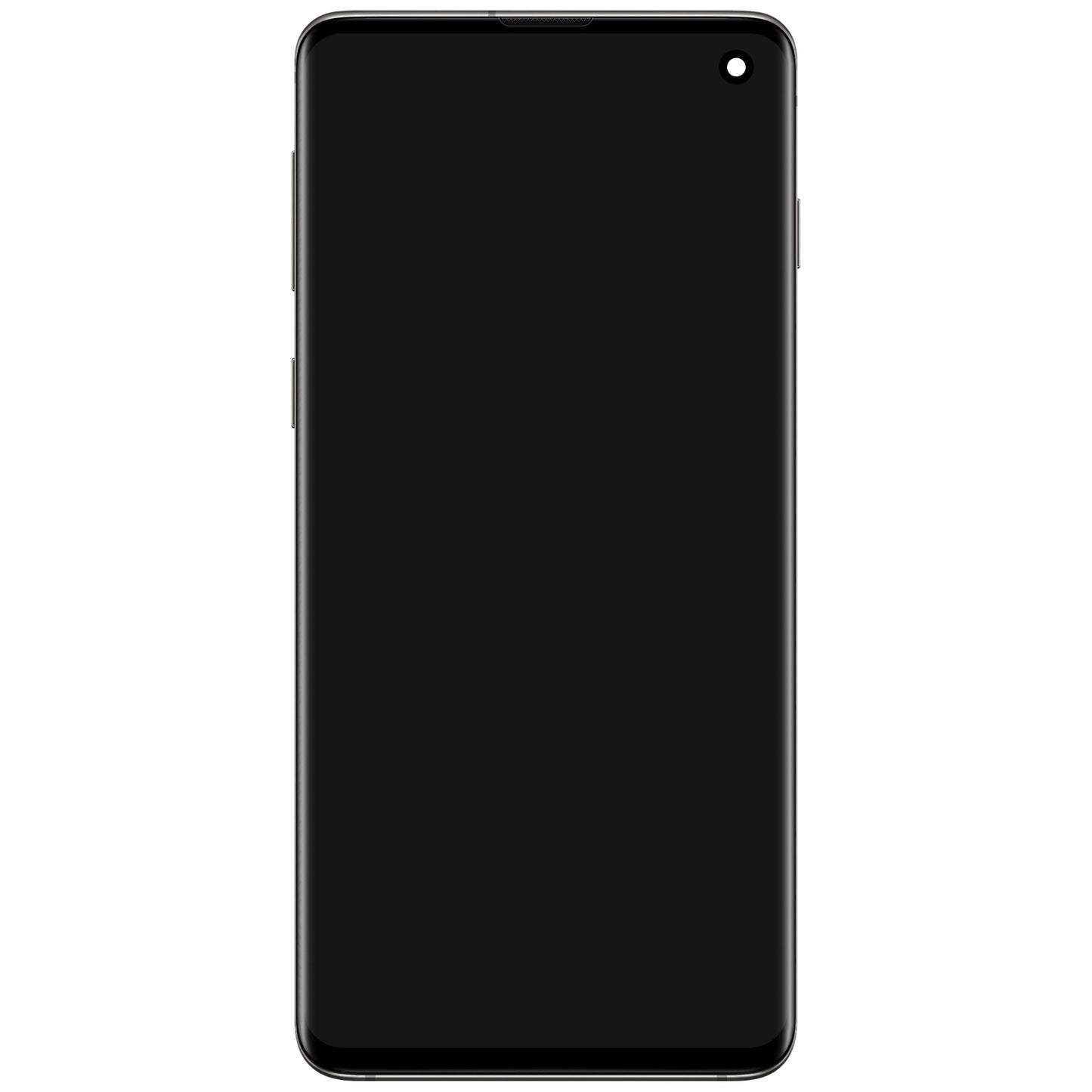 Οθόνη αφής Samsung Galaxy Galaxy S10 G973 με πλαίσιο, μαύρο πρίσμα, πακέτο σέρβις GH82-18850A