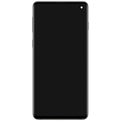 Οθόνη αφής Samsung Galaxy Galaxy S10 G973 με πλαίσιο, μαύρο πρίσμα, πακέτο σέρβις GH82-18850A