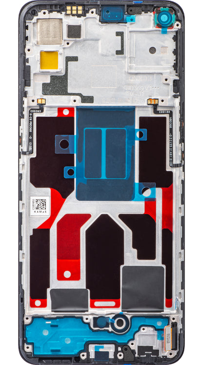 Oppo K9 / Find X3 Lite / Reno5 5G Οθόνη αφής με πλαίσιο, μαύρο, Service Pack 4905997