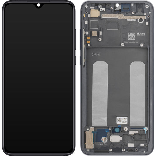 Display με Touchscreen Xiaomi Mi 9 Lite, με Πλαίσιο, Γκρι, Service Pack 560610118033