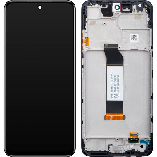 Οθόνη αφής Xiaomi Redmi Note 10 5G, με πλαίσιο, γκρι, Service Pack 5600020K1900