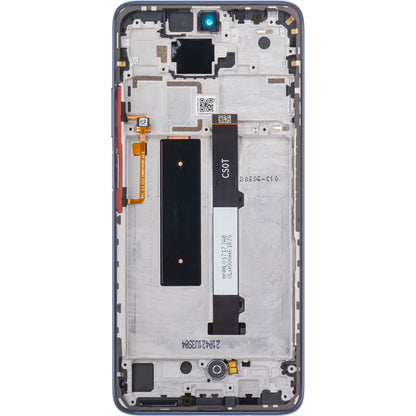 Οθόνη με Αφή Xiaomi Redmi Note 9 Pro 5G / Mi 10T Lite 5G, με Πλαίσιο, Γκρι, Service Pack 5600040J1700
