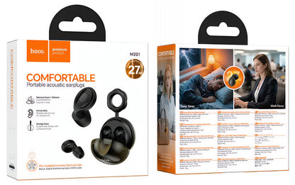 HOCO M201 Earplugs, Black