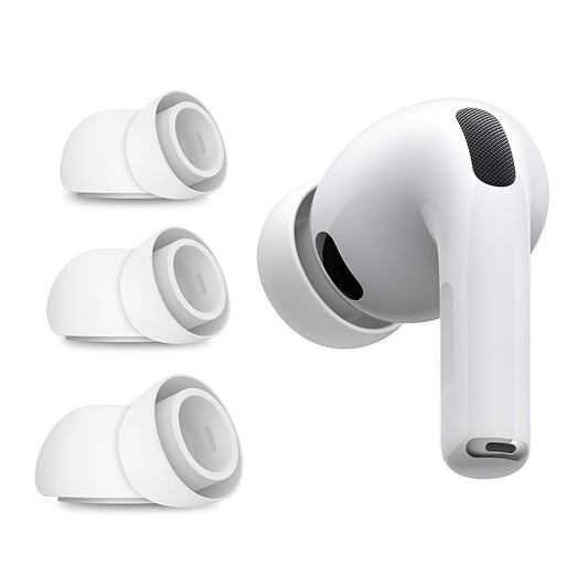 Προστατευτικά Techsuit ET2 για Apple AirPods Pro 3, Μέγεθος XS / S / L, Λευκά