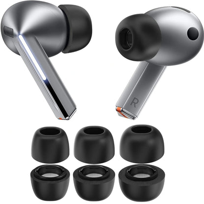 Προστατευτικά Techsuit ET3 για Samsung Galaxy Buds3 Pro, Μεγέθη S / M / L, Λευκά