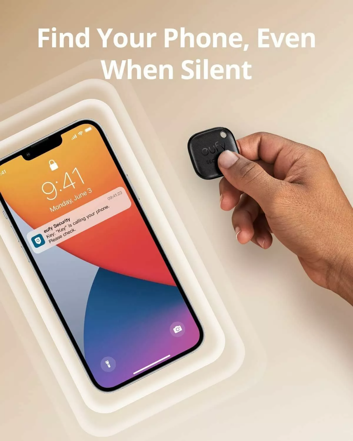 Eufy Security SmartTrack Link για iOS Series, Σετ 4 τεμάχια, Μαύρο E87B0012