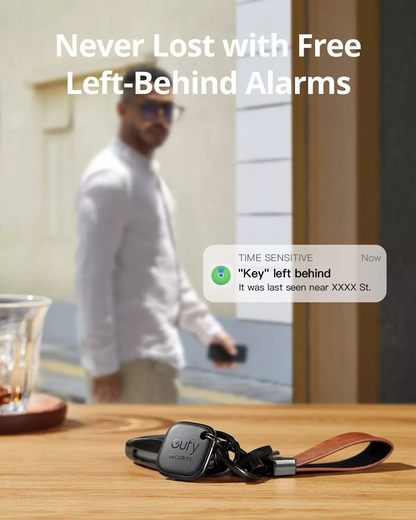 Eufy Security SmartTrack Link για iOS Series, Σετ 4 τεμάχια, Μαύρο E87B0012