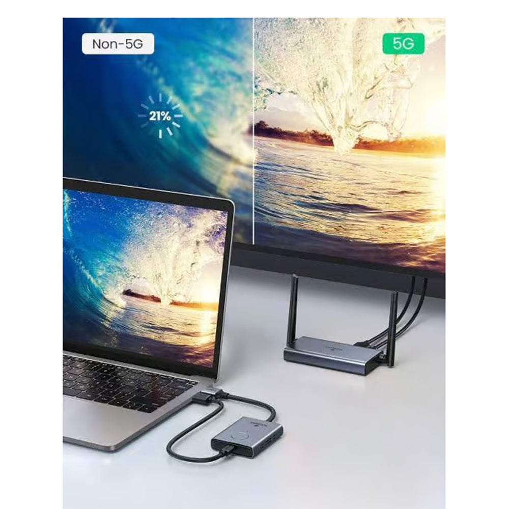 Extender Wireless HDMI UGREEN CM506, 1080P, Γκρι