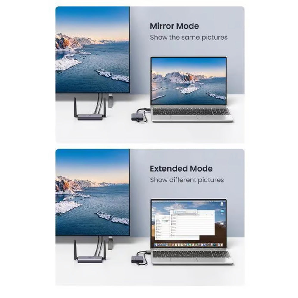Extender Wireless HDMI UGREEN CM506, 1080P, Γκρι