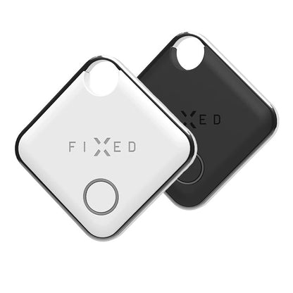 Fixed SmartTag Duo για iOS, Σετ 2 Τεμαχίων, Λευκό / Μαύρο
