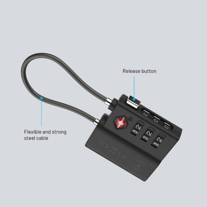 Fixed SmartTag Travel για iOS Series, Μαύρο