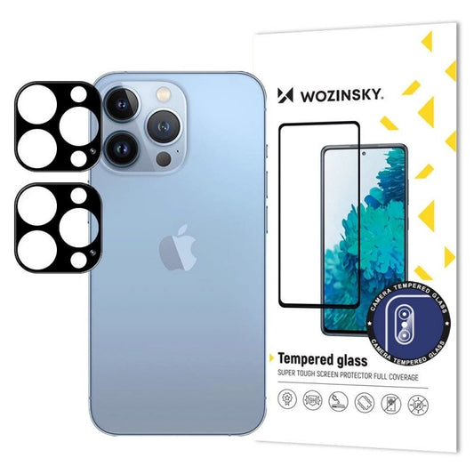 Προστατευτική Μεμβράνη Κάμερας Πίσω WZK για Apple iPhone 17 Pro Max, Ενισχυμένο Γυαλί, Σετ 2 τεμαχίων, Μαύρη