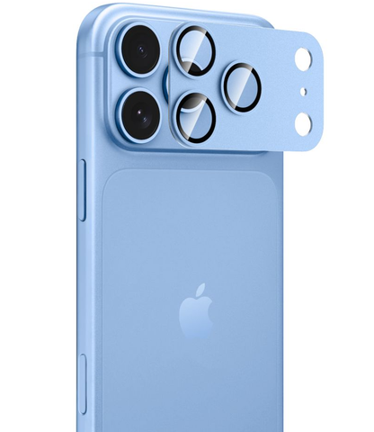 Προστατευτικό κάλυμμα πίσω κάμερας Tech-Protect CamFull Fit+ για Apple iPhone 18 Pro Max, Σκληρυμένο Γυαλί, Γαλάζιο