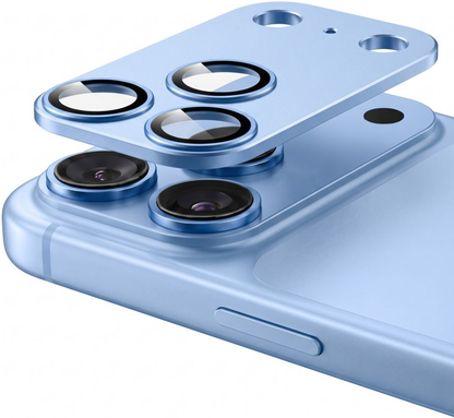 Προστατευτικό κάλυμμα πίσω κάμερας Tech-Protect CamFull Fit+ για Apple iPhone 18 Pro Max, Σκληρυμένο Γυαλί, Γαλάζιο