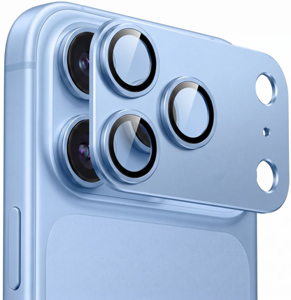 Προστατευτικό κάλυμμα πίσω κάμερας Tech-Protect CamFull Fit+ για Apple iPhone 18 Pro Max, Σκληρυμένο Γυαλί, Γαλάζιο