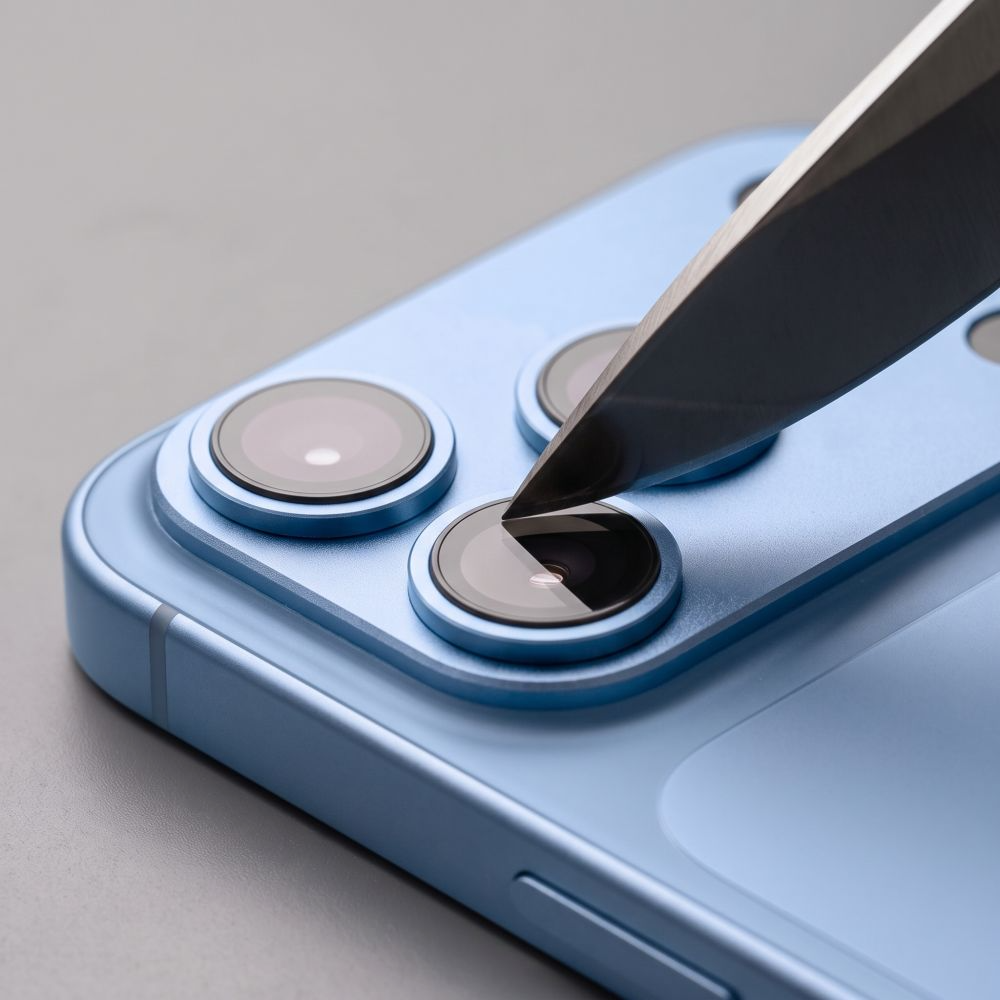 Προστατευτικό κάλυμμα πίσω κάμερας Tech-Protect CamFull Fit+ για Apple iPhone 18 Pro Max, Σκληρυμένο Γυαλί, Γαλάζιο
