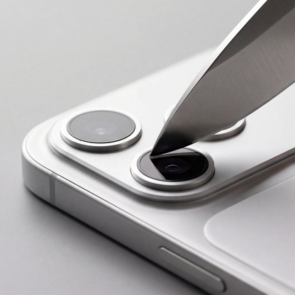 Προστατευτική μεμβράνη κάμερας πίσω Tech-Protect CamFull Fit+ για Apple iPhone 18 Pro Max, ασφαλισμένο γυαλί, ασημί