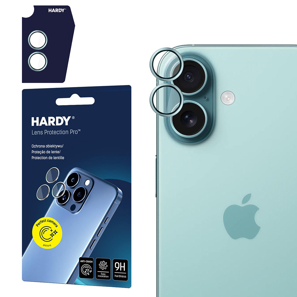 Προστατευτική Μεμβράνη Κάμερας Πίσω 3MK Hardy Protection Pro για Apple iPhone 17, Ενισχυμένο Γυαλί, Πράσινο