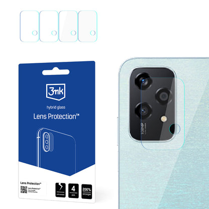 3MK Protection Rear Camera Protective Film for Honor 200 Lite, Flexible Glass, Set of 4 Pieces, Transparent
