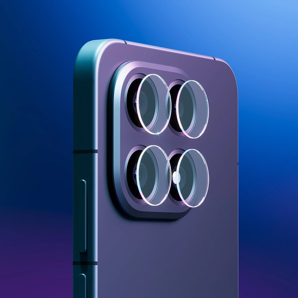 Back Camera Protection Film 3MK Protection for Xiaomi Poco F8 Ultra, Tempered Glass, Set of 4 pieces, Transparent